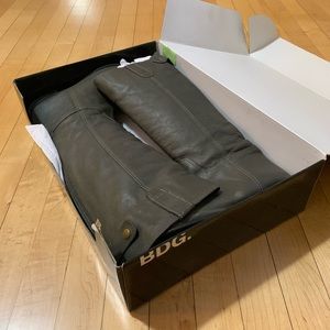 UO BDG Tall Leather Boots - Size 9